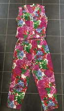 Vintage Victoria  s Secret Gold Label Floral Pajama Set M