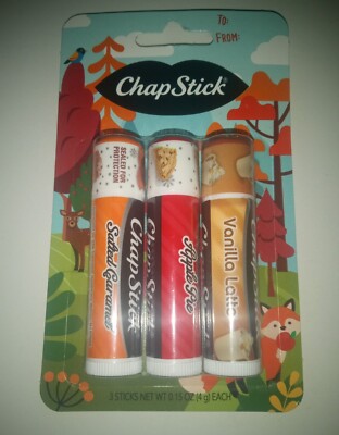 New Chapstick Lip Balms
