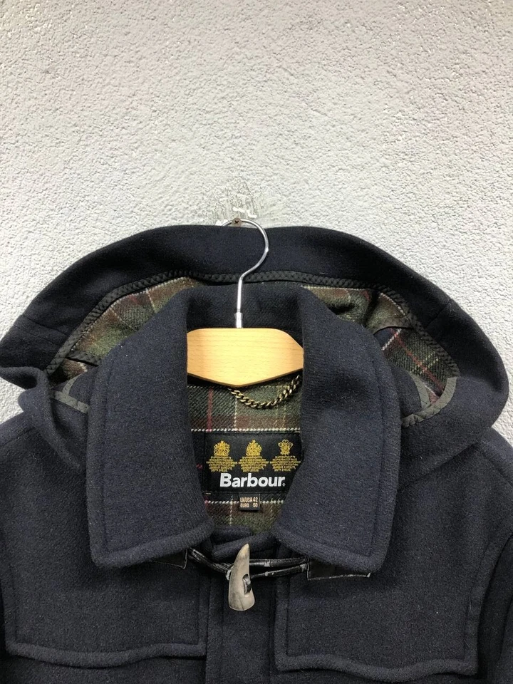 Barbour mens long wool coat 50 / Medium - Image 2 of 4