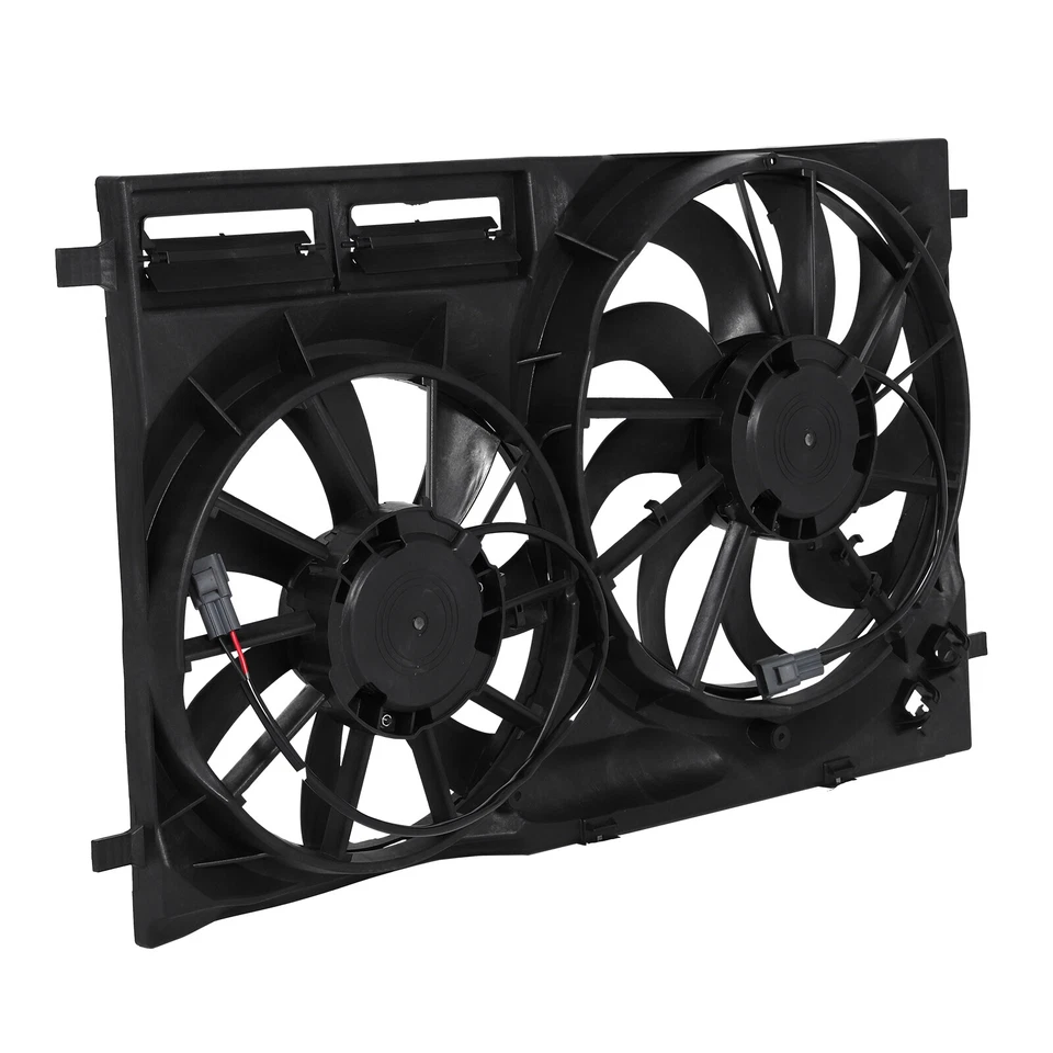 AC Radiator Cooling Dual Fan For 2015-2024 Ford Transit T150 T250 T350 T350HD Foto 2 de 4