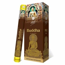 Flute Fragrant Charcoal Incense Sticks Buddha Hexa packs - 120 Sticks Total 
