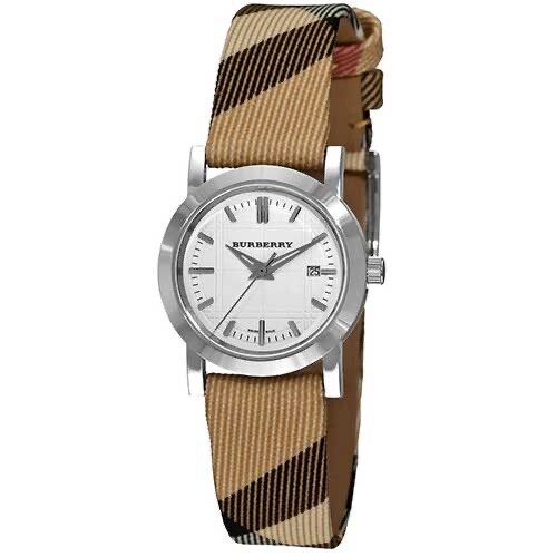 BURBERRY NOVA CHECK BU1387 SILVER WOMEN'S WATCH | eBay