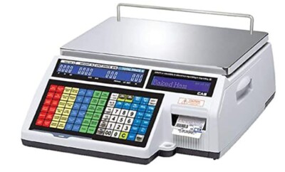 CAS CL5500B-30(W), Dual Capacity Label Printing Scale with Wireless Card