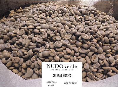 MEXICAN CHIAPAS (UNROASTED GREEN ORO AZTECA COFFEE BEANS) Order  1 to 20 lbs