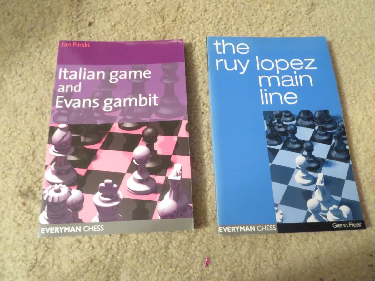 Vintage Allan Troy Chess Book-1/2-SF#1-Ruy Lopez, Italian Game