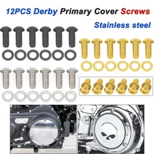 Derby Primary Cover Screw Bolts For Harley Sportster XL Softail Touring Trike