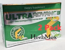 Ultra Advance 3 PM 2 Pack Herbs ultra advanc3 pm collagen magnesium 2 Boxes