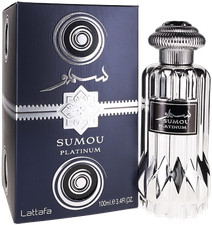 Sumou Platinum by Lataffa for Unisex Eau de Parfum Spray Perfume 3.4oz New