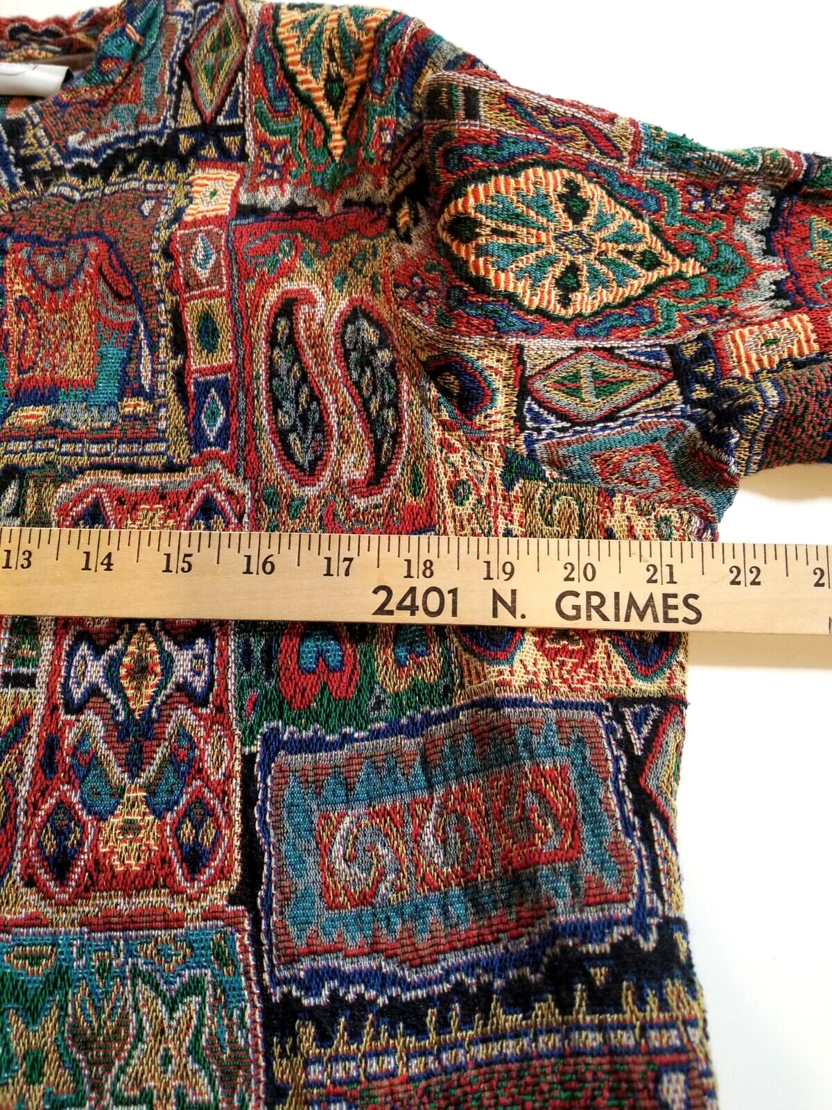Two Twenty Collection Tapestry Jacket Womens L Vi… - image 8