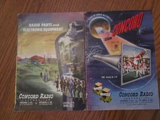 Concord Radio Electronics Catalog 1946 and 1948, Military and Spaceship Cover