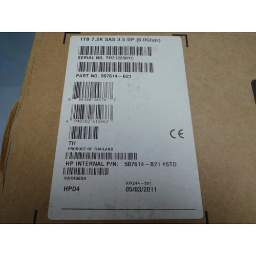 HP 507614-B21 508011-001 1TB SAS 7.2K RPM 6G DP MDL HARD DRIVE