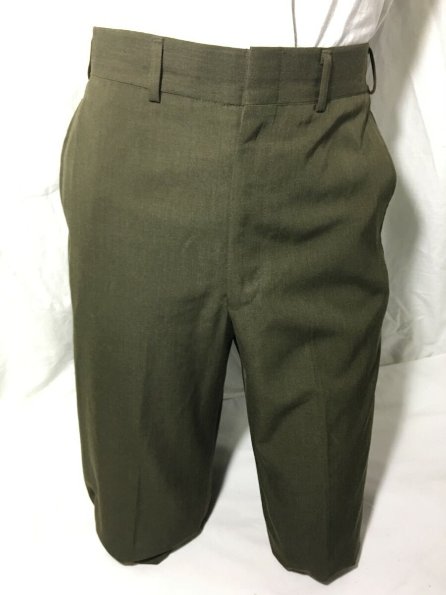 USMC Marine Corp Men's Alpha Charlie Khaki Trousers Uniform USMC Marine Corp Men's Alpha Charlie Khaki Trousers Uniform