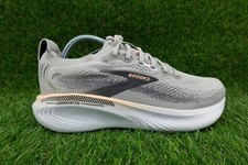 Brooks Adrenaline GTS 25 Shoes Womens Size 9 Grey Blackened Pearl Coral Running