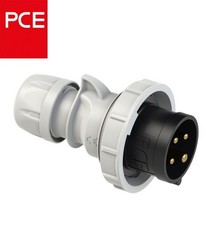 PCE 0242-7 CEE-plug 32A 4p 7h IP67 SHARK screw terminals 480-500V / 50 60Hz