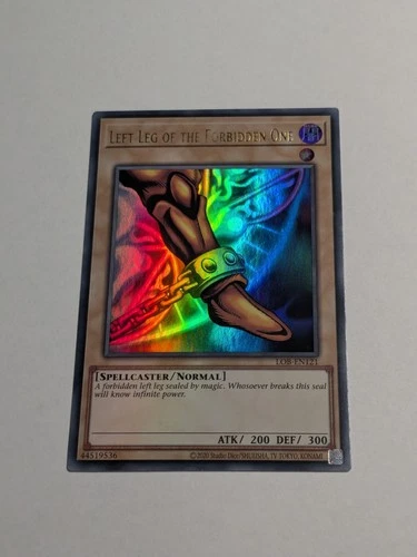 Yugioh Left Leg Of The Forbidden One LOB-EN121 25th Anniversary Ultra Rare NM