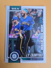 2026 Topps Series 1 Celebrations J.P. Crawford WALK THIS WAY SSP Mariners #156