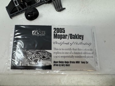 Milestone Gary Scelzi NHRA Mopar Oakley Dodge Stratus Funny Car 1