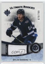 2022 Upper Deck Ultimate Collection Rookies Jersey /799 Dylan Samberg #132 5h0