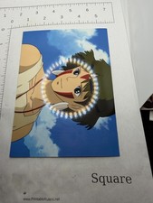 UNUSED POSTCARD: Princess Mononoke Ashitaka Studio Ghibli