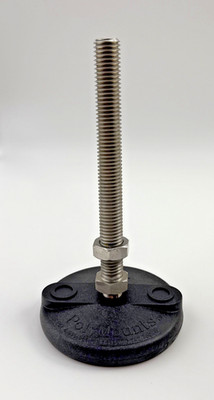 Stay-Put Swivel Leveling Mount with 6'' Long 5/8''-11 Threaded Stud and 4'' Base Di