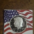 2019-S Kennedy Half Dollar 50C Silver Proof 0.999 KM#659 Flag Card