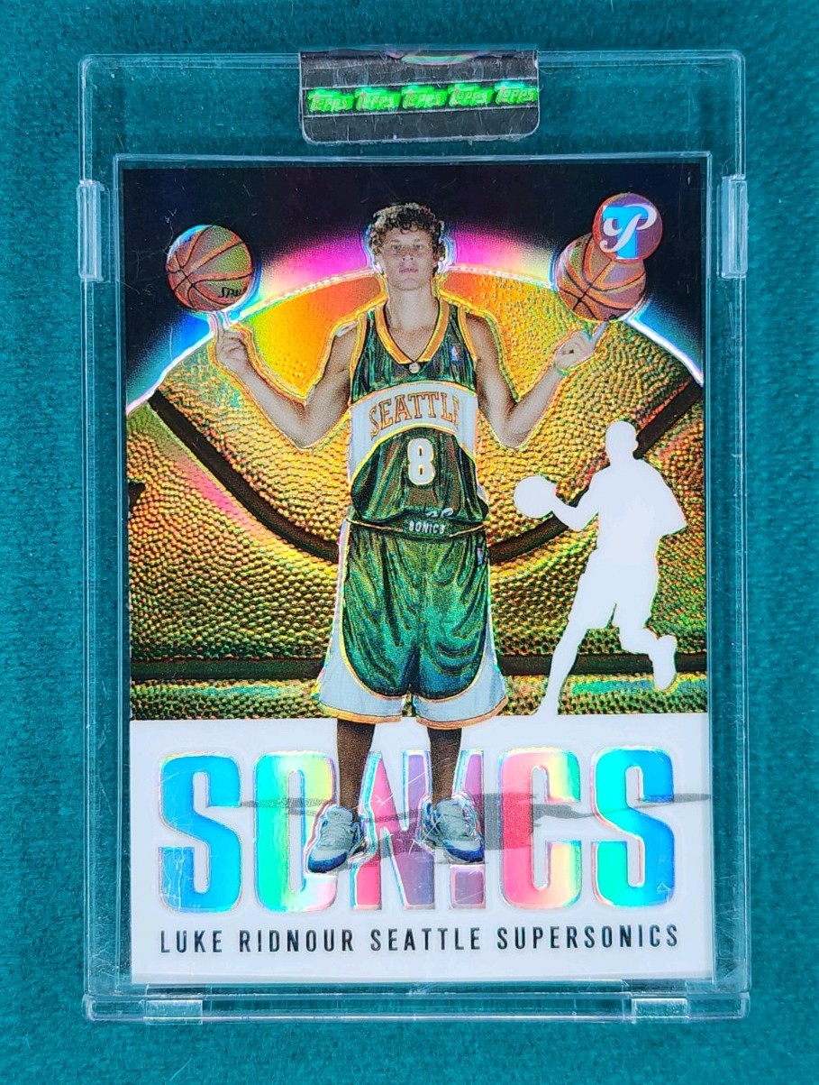 2003-04 Topps Pristine Refractors Luke Ridnour 0354/1999 Rookie #140 Supersonics
