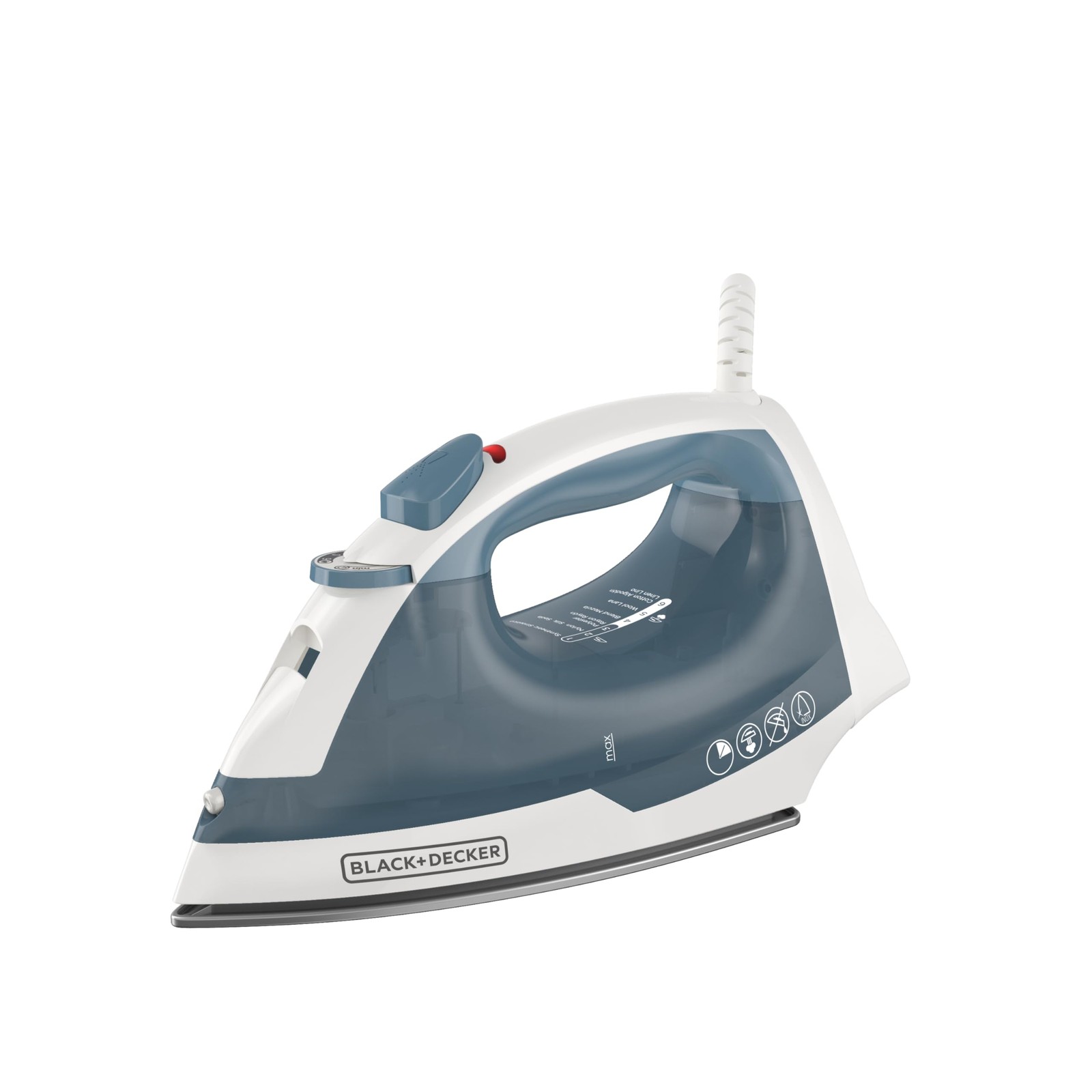 Nonstick Clothes Iron, 1200 Watts, Compact, Quick Heat, Auto
