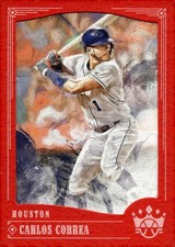2018 Panini Diamond Kings Red Frame #59 Carlos Correa