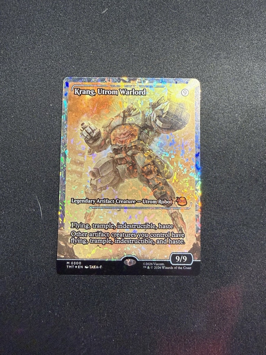 Krang, Utrom Warlord (Showcase) (Fracture Foil) Teenage Mutant