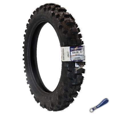 Metzeler MCE 6 Days Extreme 120/90 18 Rear Enduro Motorcycle Tire