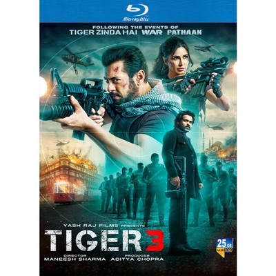 Tiger 3 (2023) Blu-Ray Hindi Action/ Adventure NEW English Subtitle All Region