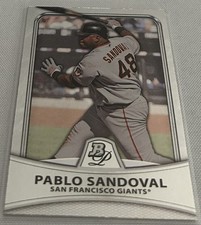2010 Bowman Platinum Baseball Pablo Sandoval San Francisco Giants base card #45