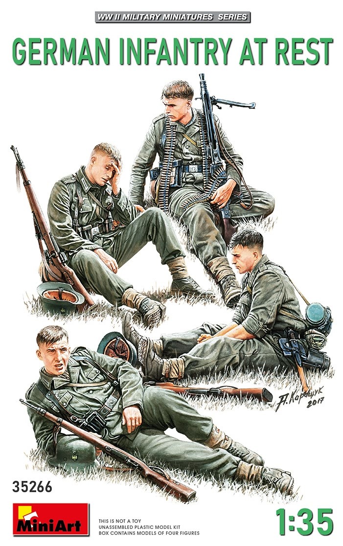 MIN35266 - Miniart 1:35 - German Infantry at Rest