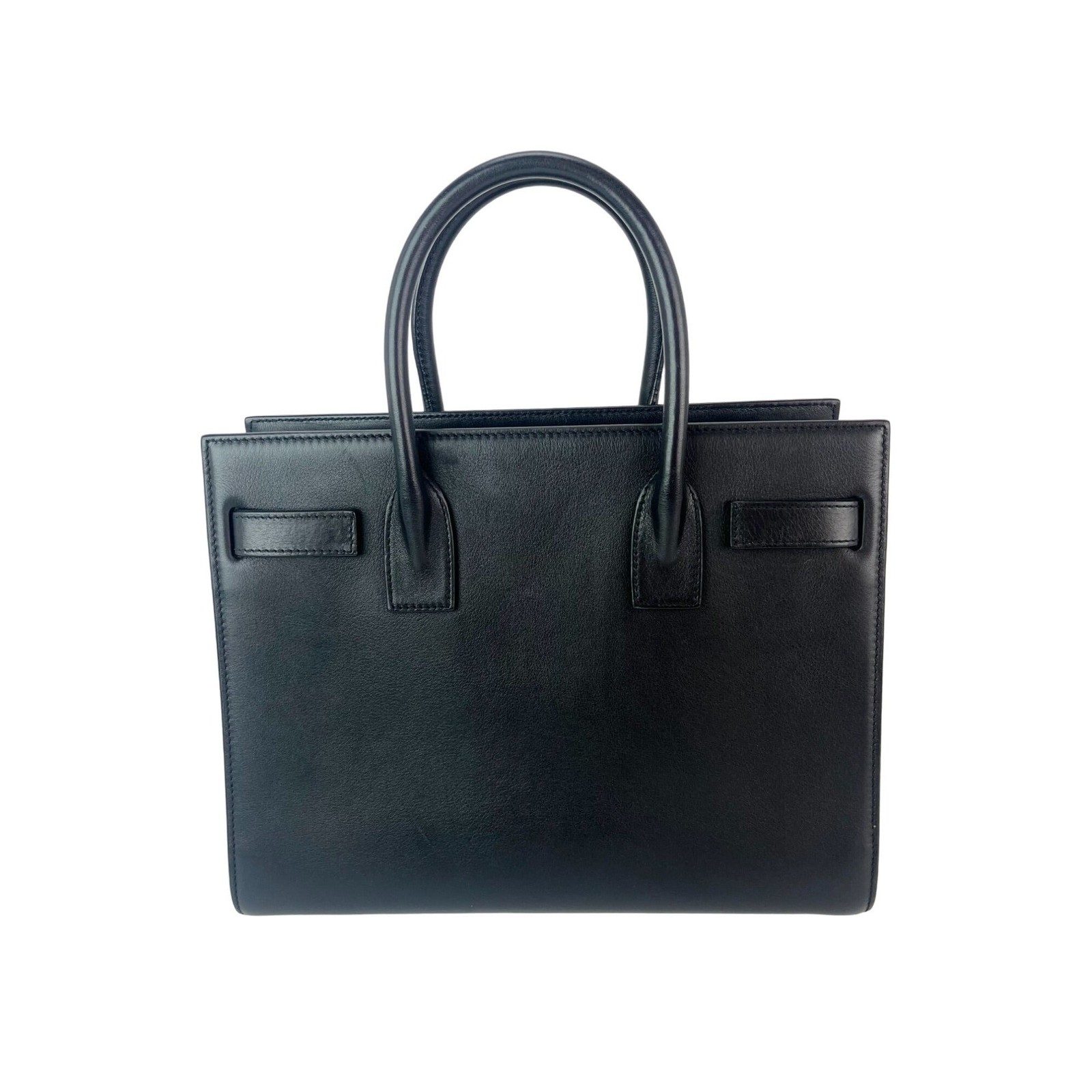 Borsa a tracolla Saint Laurent Sac De Jour in pelle con toppe impreziosite da bambino taglia unica