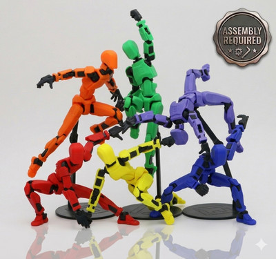 Dummy 13 | 3D Printed Poseable Articulated Action Figure Collectible Toy