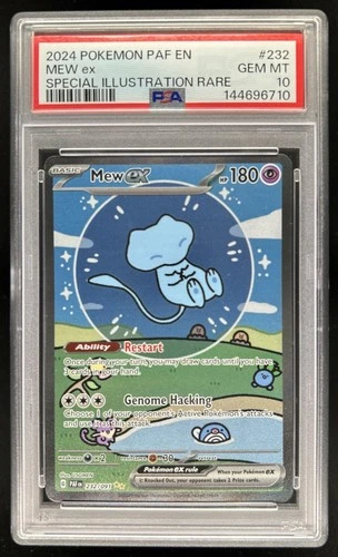 2024 Pokemon Paldean Fates Mew ex #232/091 PSA 10 GEM MINT