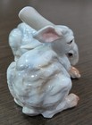 VINTAGE Tay Italy Pair of White Rabbits Figurine by Giuseppe Tagliariol — photo 2