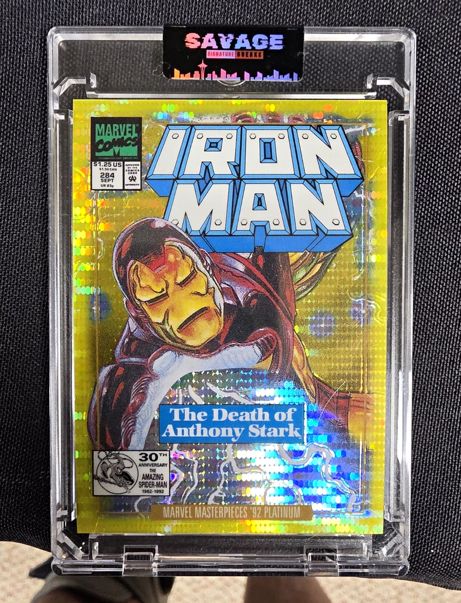 Iron Man Marvel Marvel Masterpieces Collectable Trading Cards for