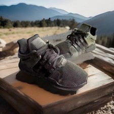 ADIDAS ORIGINALS EQT SUPPORT ADV ATHLETIC SNEAKERS BLACK GRADESCHOOL SIZE 6.5Y
