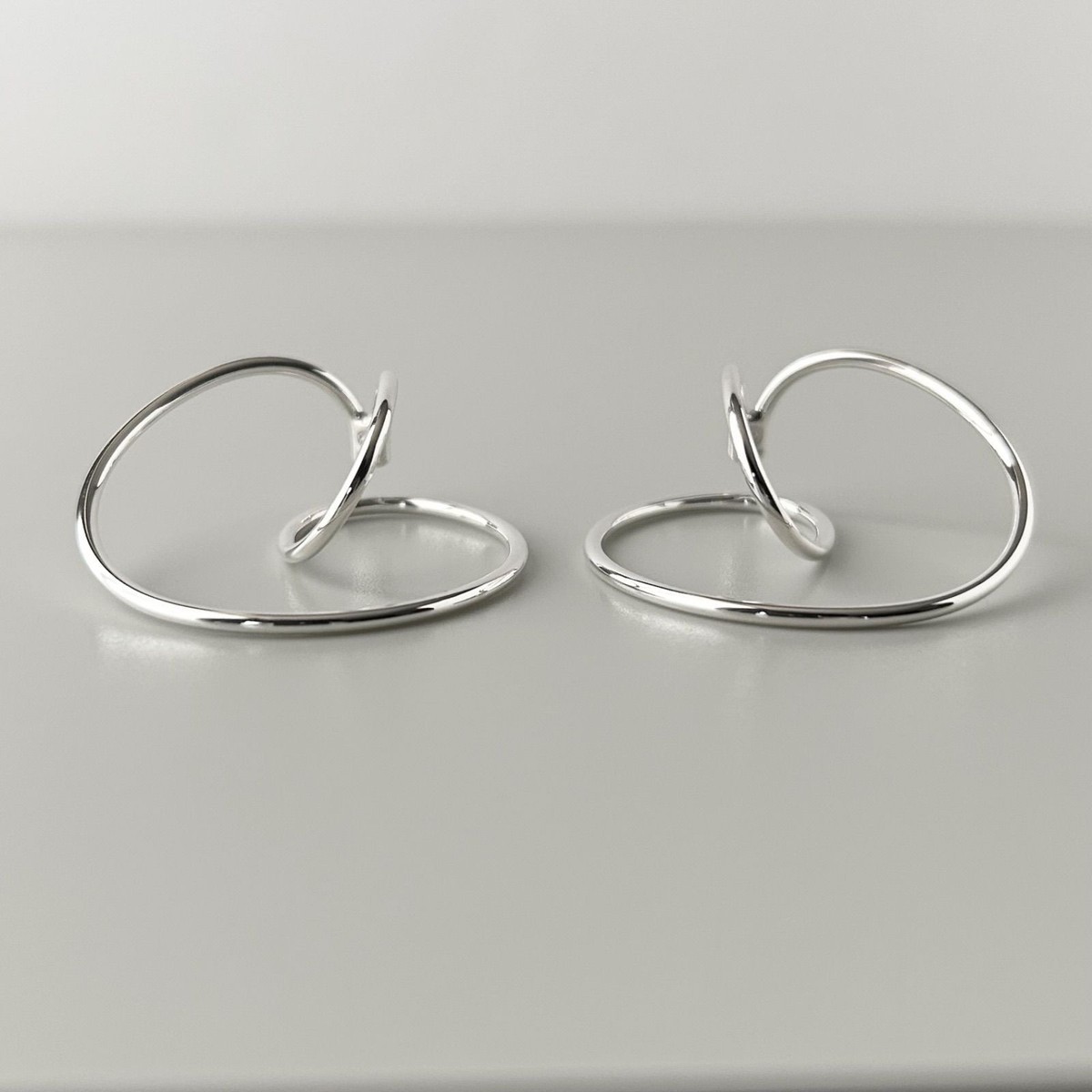 Georg Jensen Alliance Ear Cuff Sterling Silver 925 W3.6 x H3.6cm