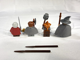 Lego The Hobbit Lord of the Rings 79010 8 Minifigures Only. Goblin King Dwarves