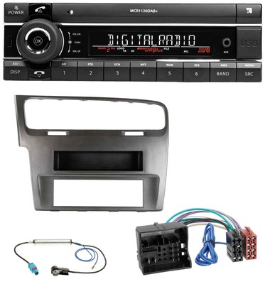 Kienzle Bluetooth MP3 USB DAB Autoradio für VW Golf VII (ab 11/2012-2020)