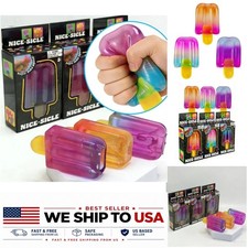 Schylling Popsicle Blind Box Squishy Cube Sensory Fidget Toy Sealed Blind Pack