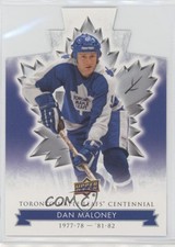 2017 Upper Deck Toronto Maple Leafs Centennial Blue Die-Cut Dan Maloney #32 1q0