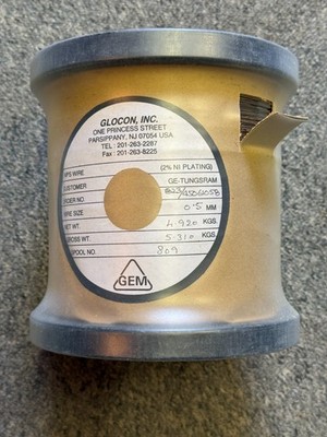 Nickeldraht 2% NI Plating 0,5mm  5,7 kg mit Spule Origin. verpackt KGS 4920