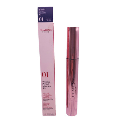 Clarins Wonder Perfect Mascara 4D Full Size 01 PERFECT BLACK 