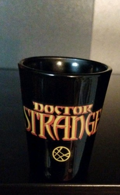 #ad Marvel Doctor Strange Mini Shot Glass 1.5 OZ Silver Buffalo Shot Glass $10.95