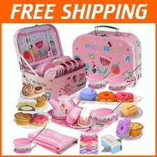 Kids Tea Time Toy with Dessert Accessories