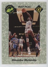 1991 Classic Draft Picks Dikembe Mutombo #3 HOF 05v0
