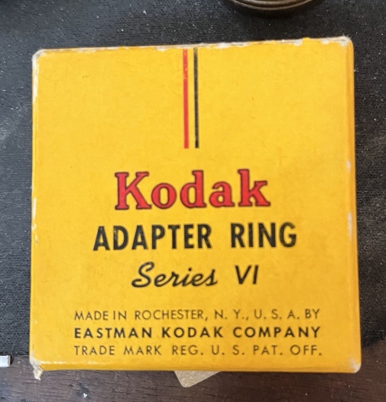 Kodak Adapter Ring Series VI  {Push-On}  + Original Box